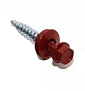 Саморез кровельный 4.8x35 RAL 3005 по дереву пакет (200шт) арт.1220558CDEK