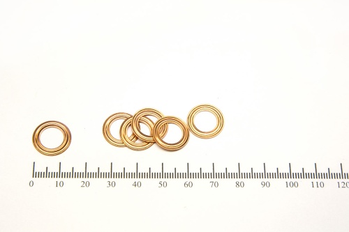 Шайба медная 9х15х0.5 (2 волны)