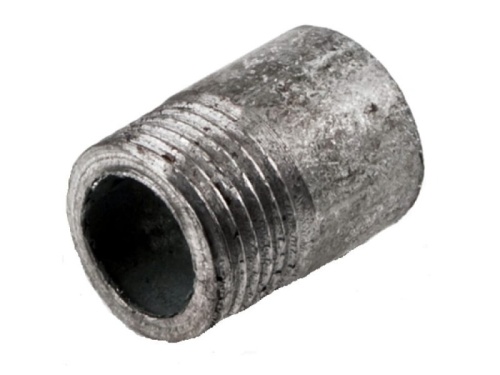 Резьба стальная оцинк Ду15 L=30мм из труб по ГОСТ 3262-75 арт.1211757